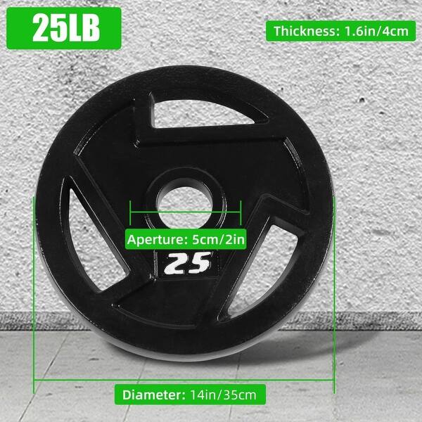 2PCS 2.5LB Plates 2Inch G Rip Weight Plate Barbells On Sale Bed Bath & Beyond 35982240