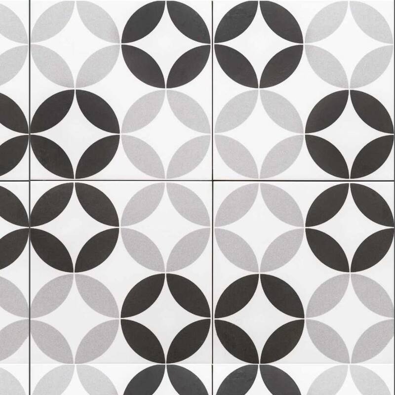 The Tile Life Twinkle 9x9 Black Porcelain Floor & Wall Tile