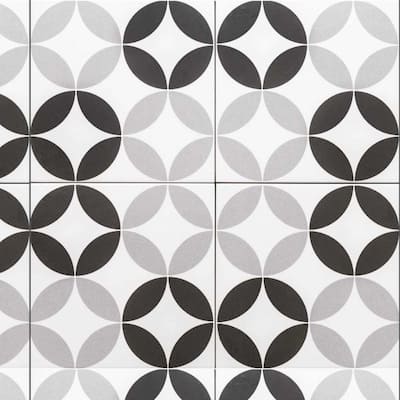 The Tile Life Twinkle 9x9 Black Porcelain Floor & Wall Tile
