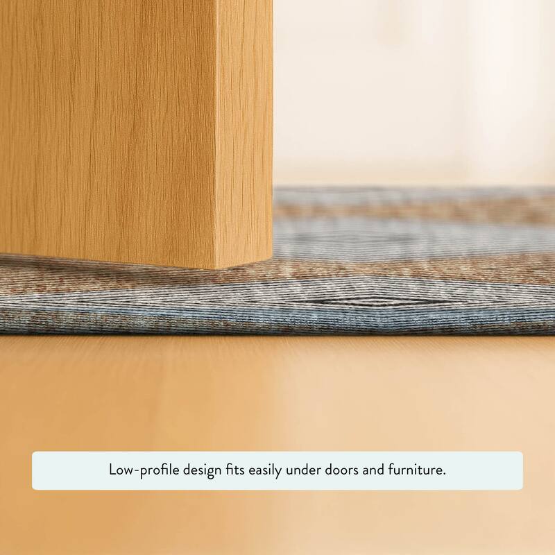 Machine Washable Indoor/ Outdoor Modern Mission Chantille Rug