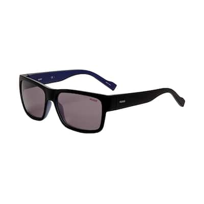 Hugo Boss Men's 58mm Matte Black Blue Sunglasses HG0176-S-0VK-IR