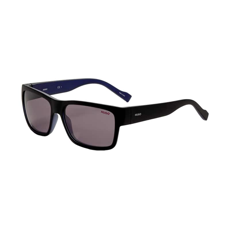 Hugo Boss Men's 58mm Matte Black Blue Sunglasses HG0176-S-0VK-IR