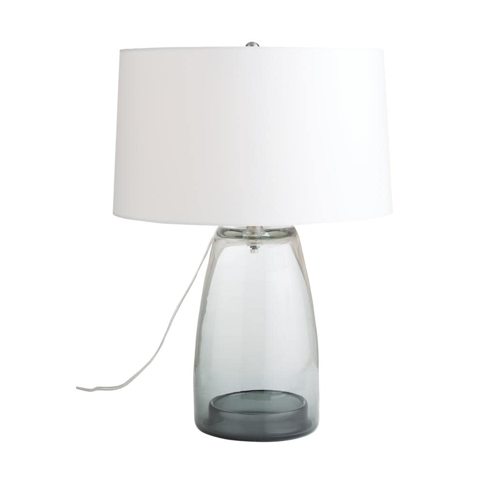 tall glass lamp base