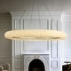 preview thumbnail 6 of 5, 41'' Modern Silver Round LED Intergrated Crystal Chandelier Dimmable Glam Halo Hanging Light For Dining Room Living Room - W41''