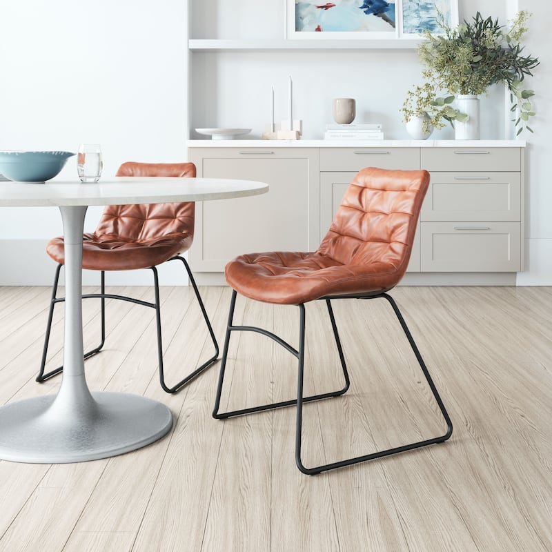 Tammy Dining Chair (Set of 2) Green - Product (in) : 20.9" W x 24.4" D x 31.1" H
