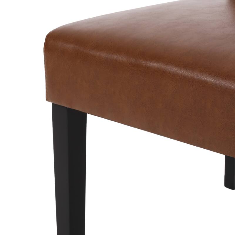 Elwood Tufted Rolltop Dining Chairs (Set of 6) by Christopher Knight Home