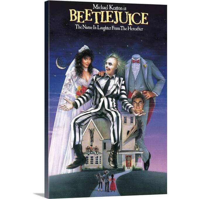 "Beetlejuice (1988)" Canvas Wall Art