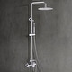 preview thumbnail 43 of 58, Outdoor 10 Inch Round Rain Shower Set with Handheld Shower (Adjustable Slider)