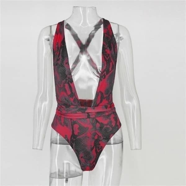 Women Sleeveless Halter Neck Swimwear Summer Beach One Piece Bathing Suit