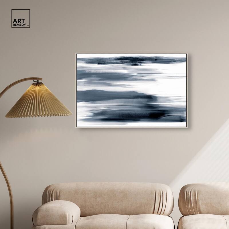 Blue Mirage Canvas by Art Remedy
