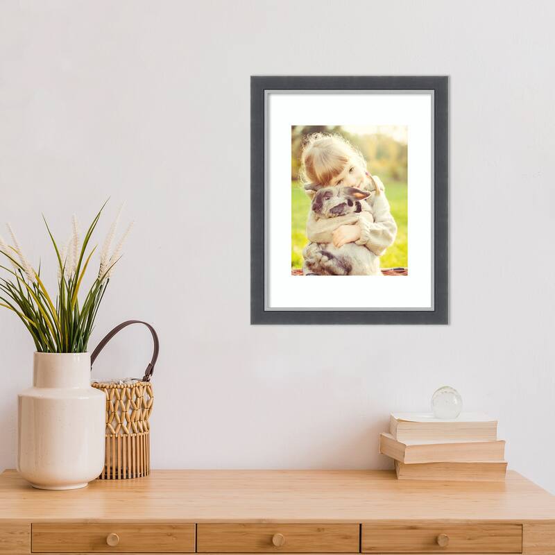 Eva Black Silver Thin Framed Picture Frame, Photo Frame