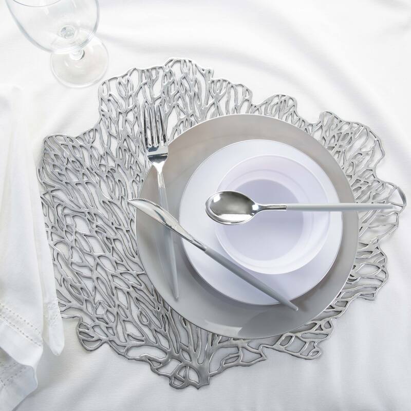 Home Details 4 Pack Coral Shape Placemat