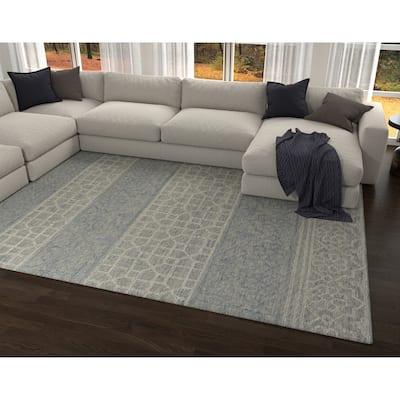 Domani Ridge Modern Mosaic Area Rug