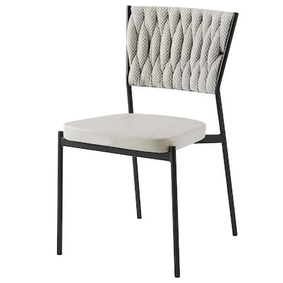 Leander Fabric/ PU Dining Chair, (Set of 4)