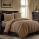 preview thumbnail 3 of 7, Paseo Road Clifton Brown Houndstooth Pattern Rustic Bedding 3 Piece Duvet Cover Set