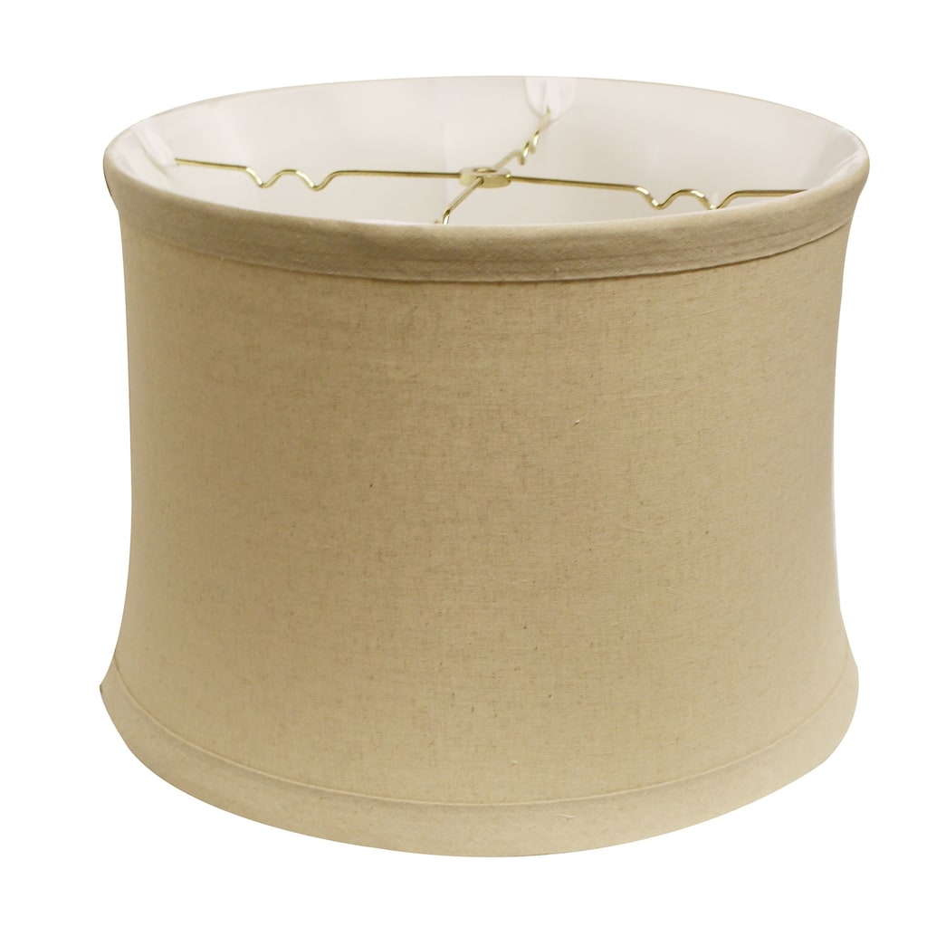 Cloth & Wire Drum No Hug Softback Lampshade with Washer Fitter