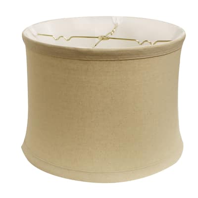 Drum No Hug with 1" Trim Softback Lampshade with Washer Fitter, Dune