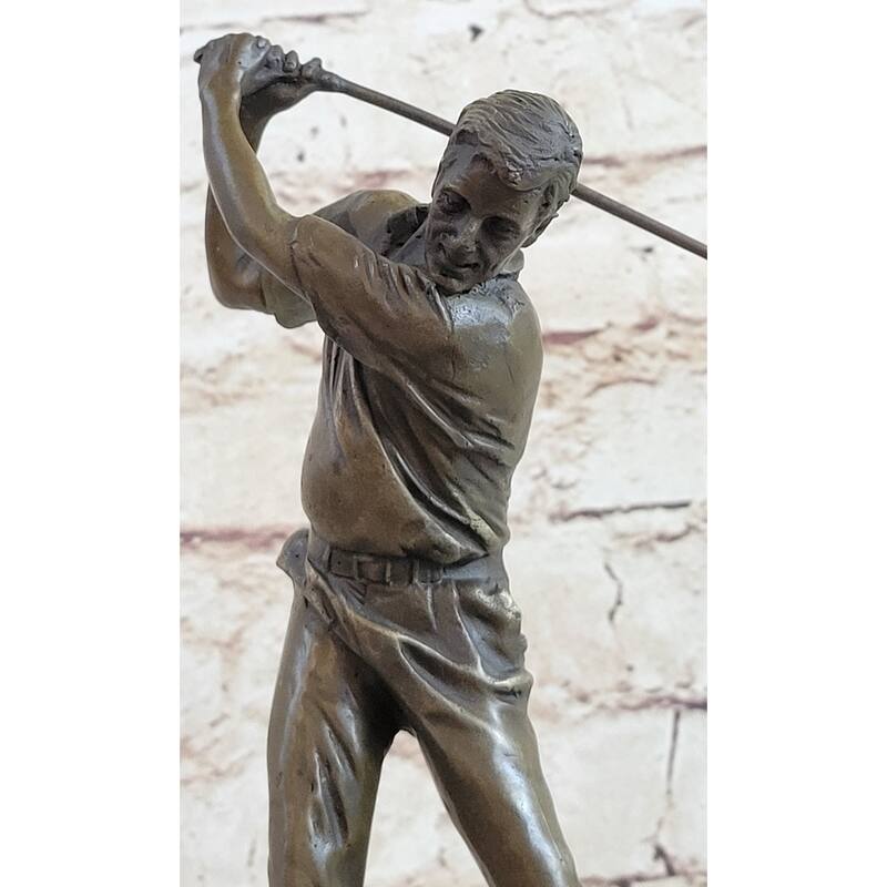 Ben Hogan Male Golfer Sports Memorabilia Golf Club Art Pga Bronze Marble Statue