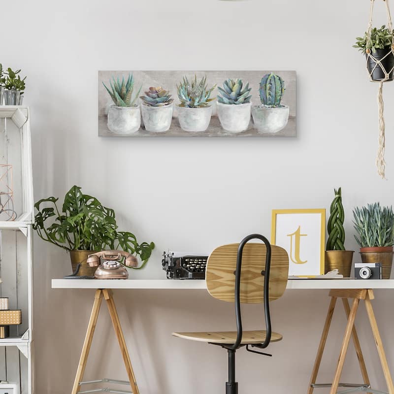 Potted Gems by Studio Arts Canvas Art Print