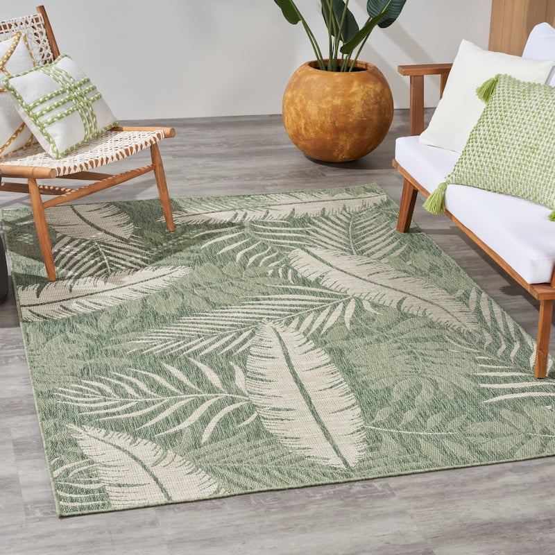 Nourison Garden Oasis Indoor/Outdoor Nature Area Rug