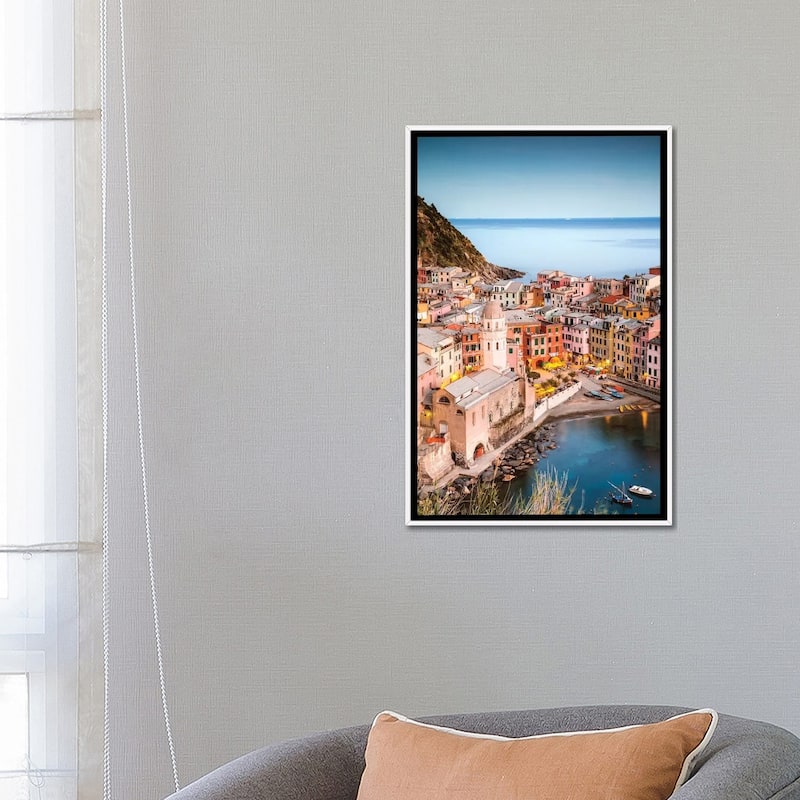 iCanvas "Vernazza, Cinque Terre, Italy II" by Matteo Colombo Framed Canvas Print