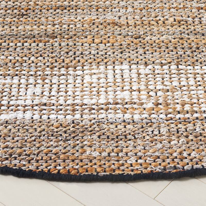SAFAVIEH Handmade Cape Matsje Cod Denim & Jute Rug