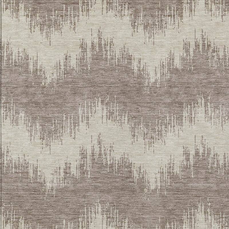 HomeRoots Chevron Transitional Rectangle Outdoor Rug
