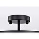 preview thumbnail 10 of 8, Valentina 12 Inch Bohemian Bead Semi Flush Mount 3-Light