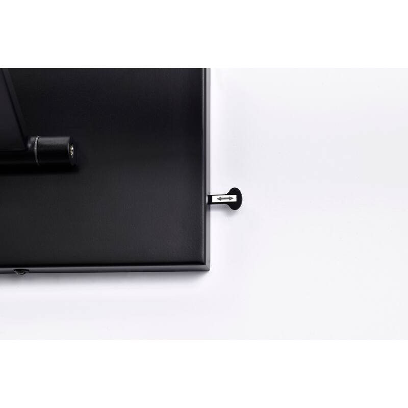 Hazel 1 Foot LED Picture Light 3 CCT Selectable Black Finish Acrylic Lens
