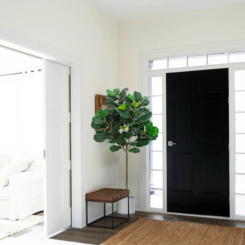 Artificial Fiddle Leaf Fig Tree 63 Inch for Indoor Outdoor - 160CM
