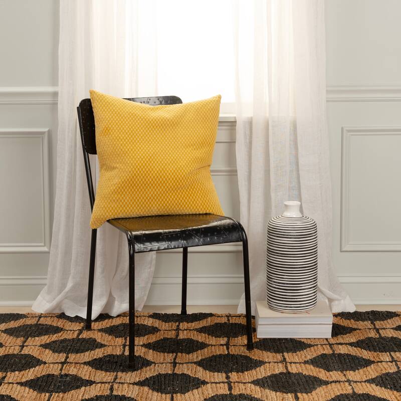 Rizzy Home Transitional Pillow Cover - 20" x 20"