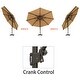 preview thumbnail 6 of 38, Crestlive Products 11.5 Ft. Offset Cantilever Hanging Patio Umbrella with Base