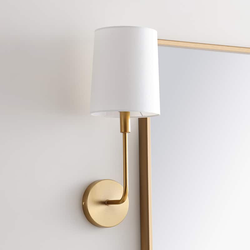 SAFAVIEH Lighting Jaxson Wall Scnonce - Brass - 6.8"x7.8"x18.3"