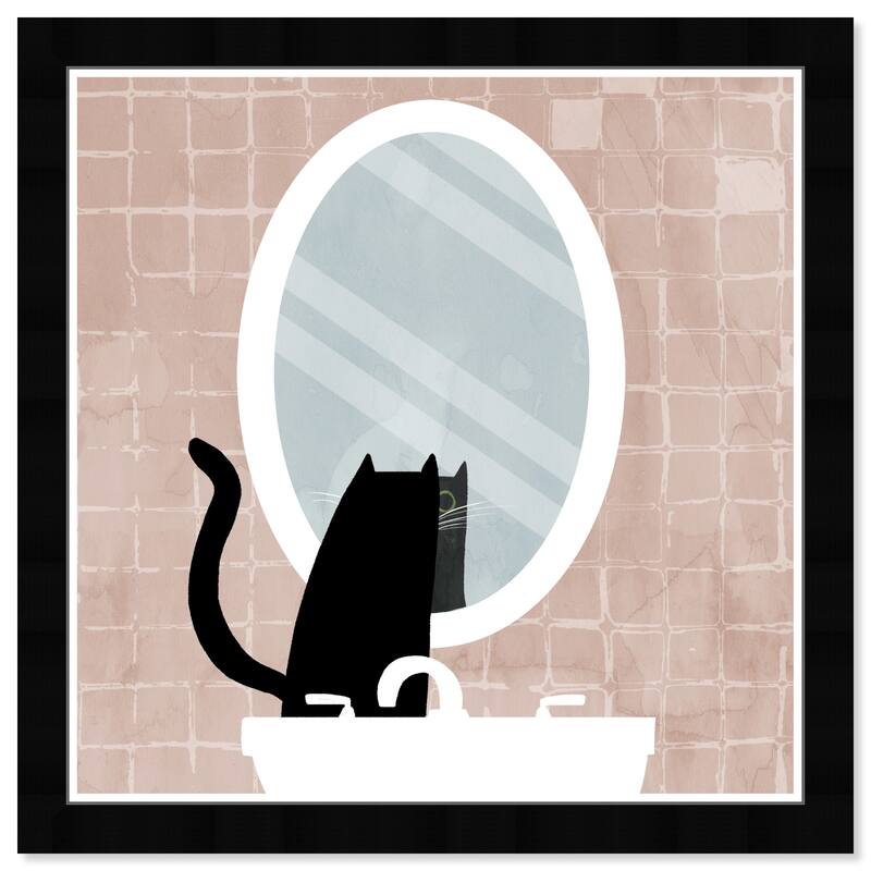 Wynwood Studio Prints Animals Who is That Black and Modern & Contemporary Wall Art Canvas Print