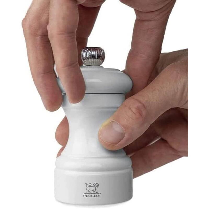 Peugeot Bistro Pepper Mill Pearl Grey 10cm-4in
