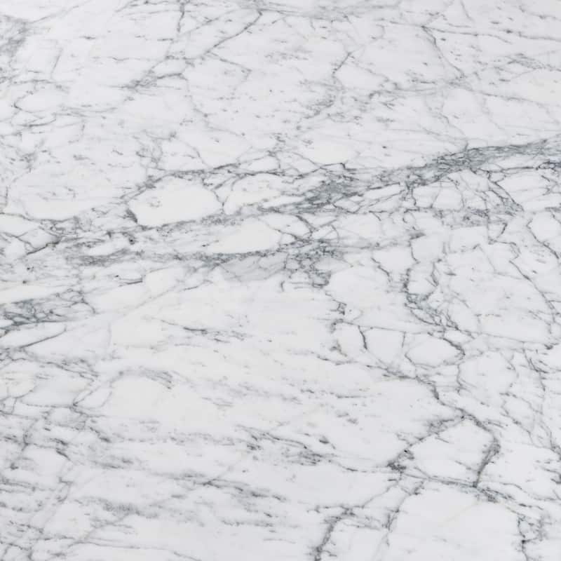 Carson Carrington Tangalund Rectangular Italian Carrara Marble Table - 21.5"L x 12"W x 17.5"H