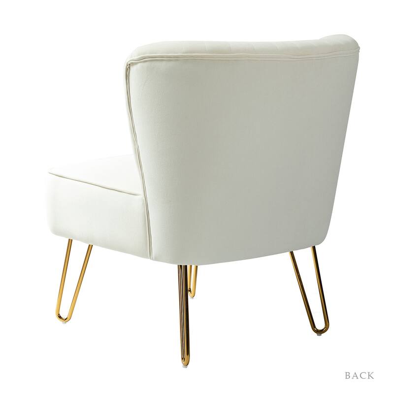 Barto Upholstered Side Chair with Tufted Back Set of 2 by HULALA HOME