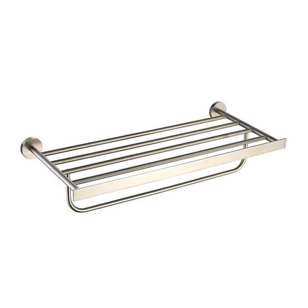 Kraus Bathroom Bath Towel Rack With Bar Brushed Nickel Free Kraus Bathroom Bath Towel Rack With Bar Brushed Nickel