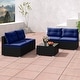 preview thumbnail 5 of 8, Costway 5 Piece Outdoor Furniture Set with Seat & Back Cushions - See Details