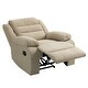 preview thumbnail 3 of 4, Modern Manual Recliner Chair, Soft Fabric Sofa Chair For Living Room