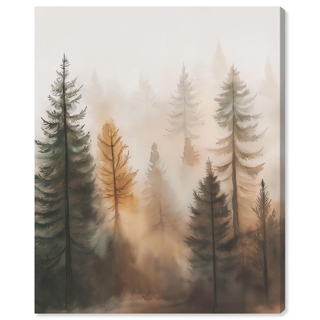 Misty Pines I Canvas by Art Remedy, Gallery Wrapped