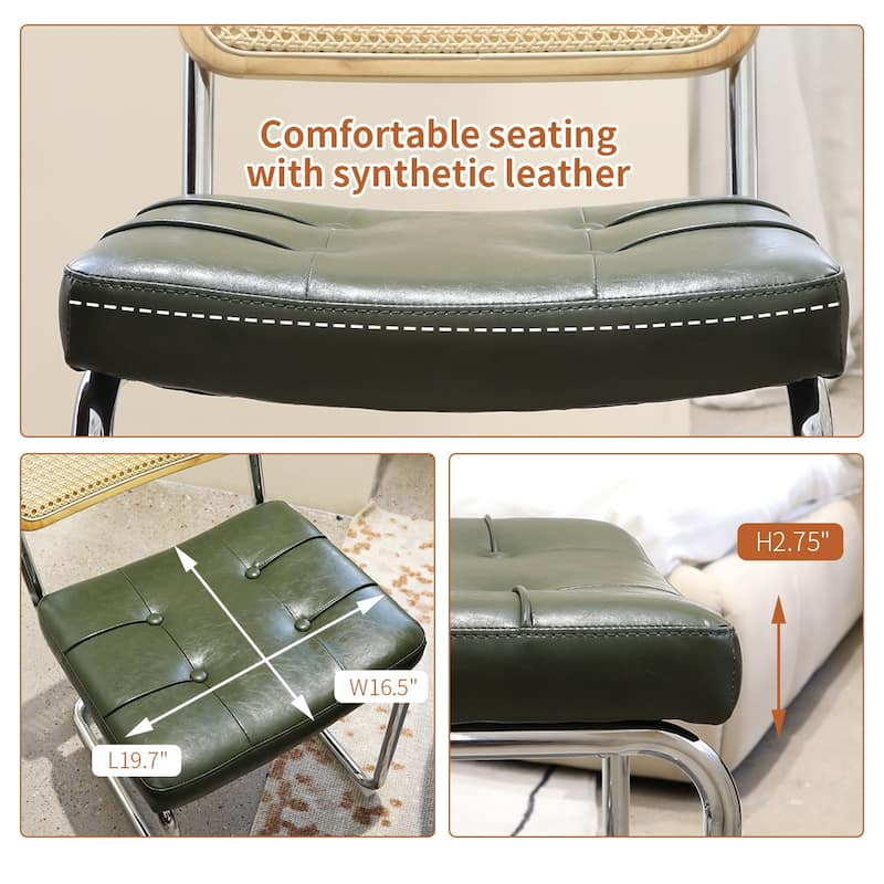 Upholstered Dining Chairs Side Accent Chairs Set of 2