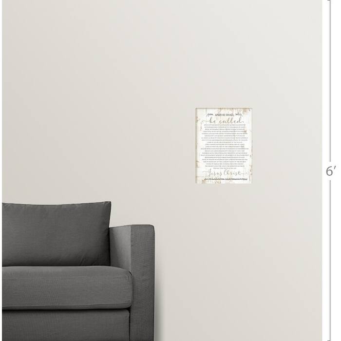 "Names of Christ" Poster Print - Multi