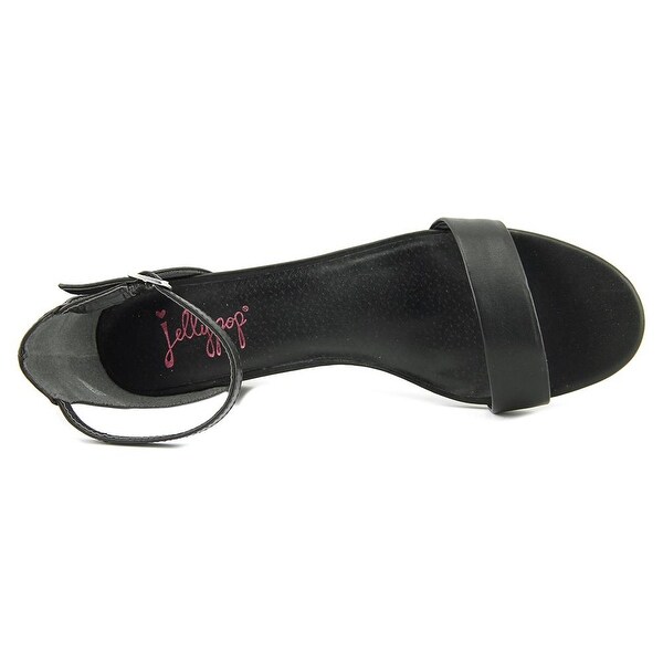 jellypop black sandals