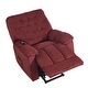 preview thumbnail 18 of 33, Power Lift Chair Soft Velvet Upholstery Recliner with Remote Control