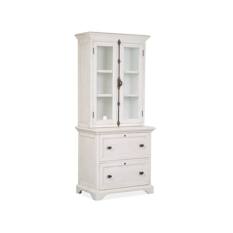 Magnussen Home Bronwyn Alabaster Lateral File With Hutch - Letter