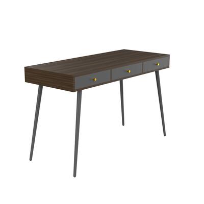 Elegant Writing Desk, 3 Drawers, Spacious Computer Desk for Home Office