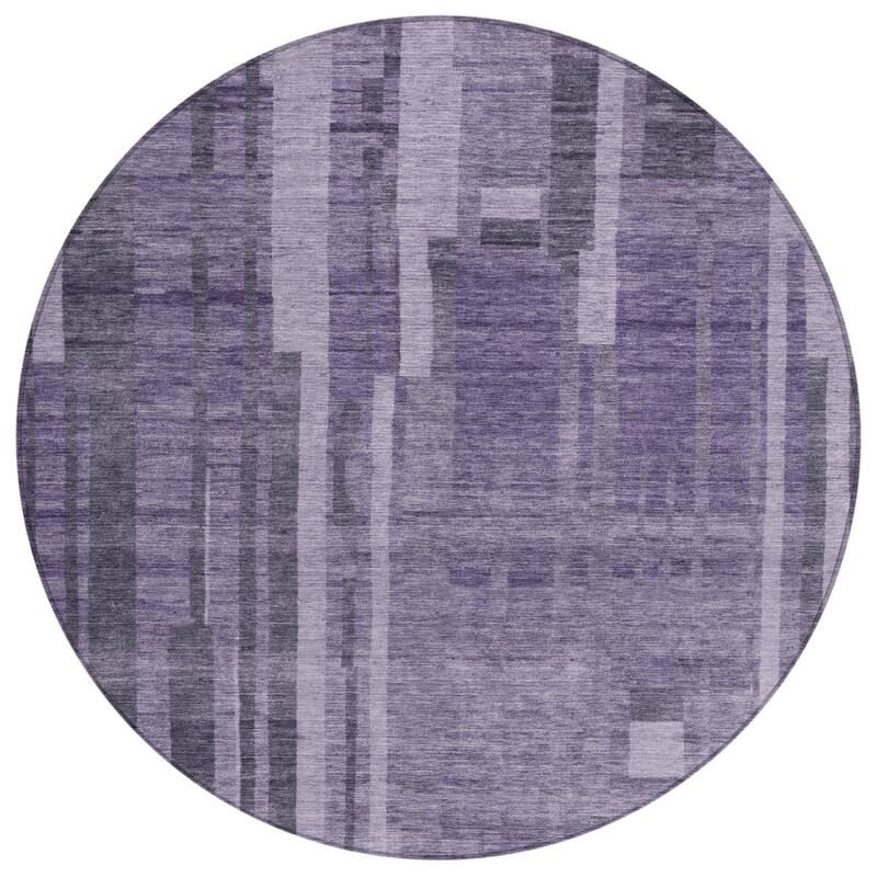 HomeRoots Striped Transitional Rectangle Outdoor Rug