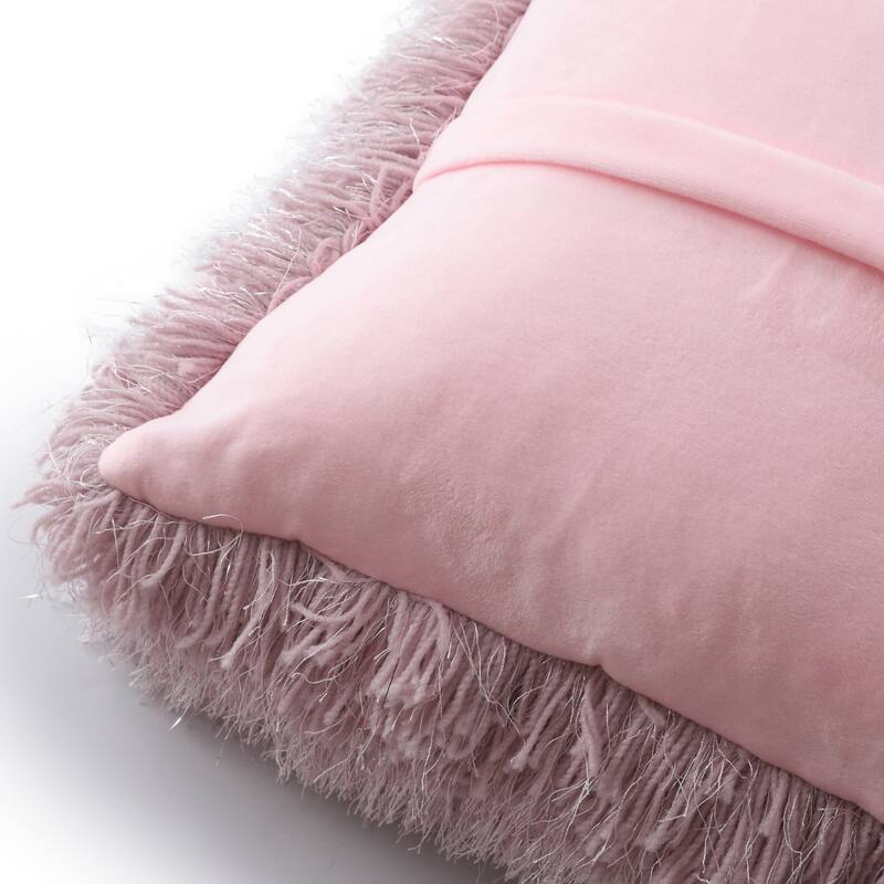 Manhattan Collection Shag Pillow