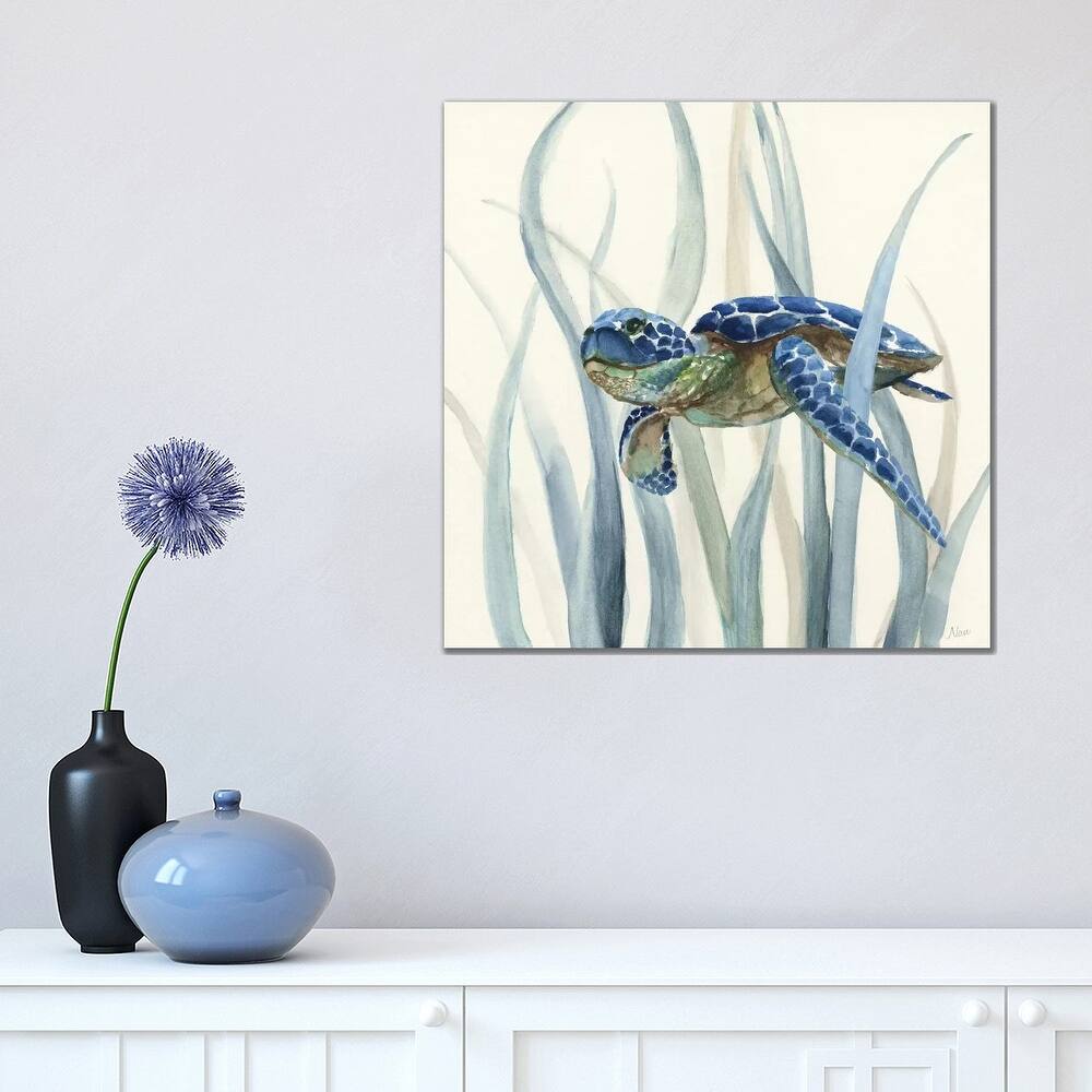 iCanvas "Turtle in Seagrass II" by Nan Canvas Print